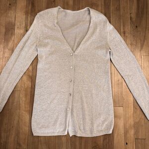 Lightweight Cream Women's Sweater in a Women's Size XL